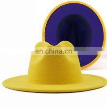2022 Unisex Custom Wholesale Red Bottom Men Women Fedora Hats thumbnail-4