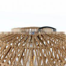 Restaurant Hanging Home Decor Chandelier Led Ceiling Bed Bamboo Bedside Covers Shades Decorative Lanterns Rattan Pendant Lamp thumbnail-4