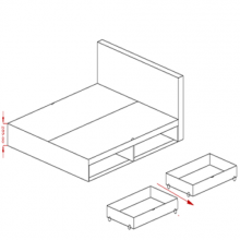 Wood Material China Supplier Customization Greece Hotel Bed thumbnail-1