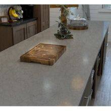Code：6602，Calacatta Artificial Stone Quartz Slab Kitchen Countertops thumbnail-3