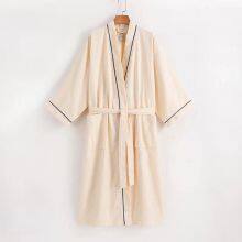 Export European Size Hotel Style Waffle Bathrobe ,Diamond Robe, SPA Bathrobe/OEM(KW1146) thumbnail-2