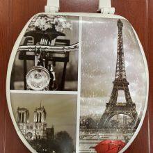 Vynle Standard PVC Soft Toilet Seat Printed 17