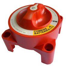 ISURE MARINE Boat Yacht Switch Panel Boat Fitting Windlass Deck Foot SwitchISURE MARINE Boat Single Circuit Selector Isolator Disconnect Rotary Battery Red Switch Single Circuit ON/OFF thumbnail-5
