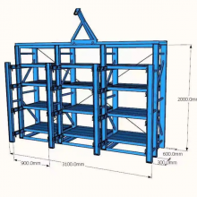 Slide-out Mold Storage Rack, Drawer Type Die Racking System thumbnail-5