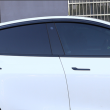 Weatherproof Window Visor for Tesla Model Y & Juniper - Easy Snap-On Installation thumbnail-4