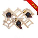 Деревянный винный стеллаж, полка для выставки бутылок вина, оптовые вставки для винных стеллажей для шкафа