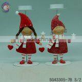 Metal Boy and Girl With Candle Holder Parts for Decorating Home thumbnail-6