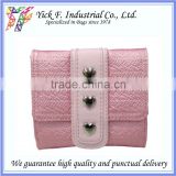 Lovely Pink Compartments Useful Women Ladies PU Leather Wallet