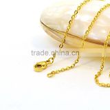Fashion Long Chain Necklaces Custom Size Gold Plating Thin Neckalce Chain thumbnail-3