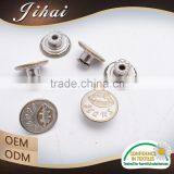 Sewing Sky Blue Pants Metal Shank Button Jeans Accessories