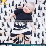 2016 Low Price Fashion Infant Baby Summer Clothes Cute Boy 2PCS Sets Boy Cotton Clothes Fashion Kids Casual Printed Sets Outfits