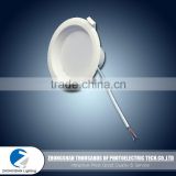 Long operating life 40lm/w milky round integrated led downlight 8w