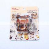 YangJiang Factory Manufature Hot Sale New Design Fashion Stainless Steel Bear Shaped Cake Tools