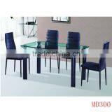 modern metal glass dining tables and chairs