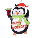 Non-woven lovely penguin decoration for holiday