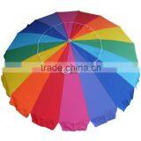 Folding Round Sun Umbrella Shelter Tent Outdoor Beach Rainbow Umbrella Quality Choice thumbnail-4