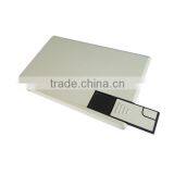 2013 Promotional Super Thin Credit Card Thumb Drive With Free Logo Real Capacity