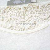 Women Lace Bow Back Summer Tshirt Blouse With Pockets thumbnail-4