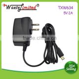 Good Quality CE ROHS Smart Shape US Plug Cable Power Adapter 5V 1A Charger