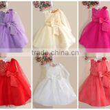 Baby Girls Party Wear Dress Children Frocks Designs 2015 Short Party Dress Western Dress Girls Lace Dress thumbnail-5