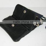 Cow Leather Passport Holder Card Holder Neck Pouch Wallet for Travel thumbnail-3