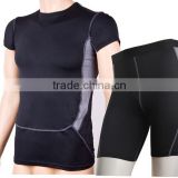 2015 Summer Compression Men Shirts Fitness Exercise Quick dry Tights Bodybuilding Training Running Tops Shirt + Shorts 10331014