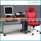 889-1A Fashion High Back Ergonomic Black Chair Swivel Chair Mesh Chair Lift Office Chair Boss Chair Quality Choice thumbnail-2