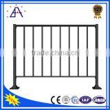 High Style Modestly Priced Silver Anodized Aluminum Rails Fence thumbnail-1