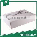 Color Print Folding White Corrugated Shipping Box thumbnail-1