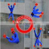 Hotsale Sticky Gummy Spider-man Toy Wall Climbing Spiderman Toys Baby Boy Toy Spiderman Figure Chrismats Gifts 2pcs/blister Card