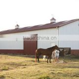 Simple Farm Steel Warehouse Building with Insulated Sandwich Panel