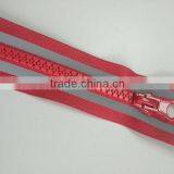 Big Teeth Reflective Plastic Resin Zippers thumbnail-1