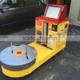 Luggage Stretch Wrapping Machine With Weighing Scale System Perfect Surface Design Style