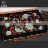 Longquan Celadon Gift / Harp Song Celadon Tea Set Old Plums/ Business Gifts thumbnail-4