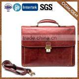 Factory Direct Sales Buckled Best Selling Custom Printed New Style Men Briefcase Leather thumbnail-1
