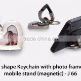 Heart Shape Photo Keychain thumbnail-1