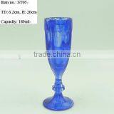 Alabaster Champagne Flute Glass for Home Deco and Holidays thumbnail-4