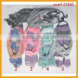 Hot Sale 100% Acrylic Stripe Scarf thumbnail-1