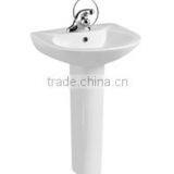 GC-6004 Hot Sale Pedestal Basin,ceramic Sink With Pedestal,hotel Basin,bathroom Hand Basin thumbnail-1
