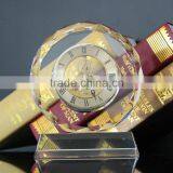 Wholesale Round Shape Crystal Wall Clock