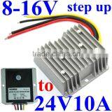 dc Voltage Regulator 8-16V 9V 12V 13.8V 11V Step up to 24V 10A 240W Boost Power Converter Power Supply Module Waterproof for Led