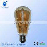 Ampoules LED E27 ST64 2W 4W 6W Long Filement Led Filament Bulb Lamp