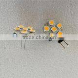CE RoHS G4 1.2W Led 12V 2500K Two Years Warranty