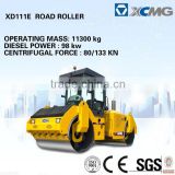 Hydraulic double drum vibratory roller XD112E of 11 ton double drum road roller