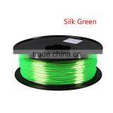 3D Pen Filament Silk Filament Polymer Composites Material Green With Silk Texture
