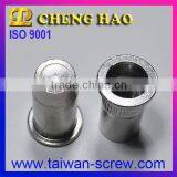 Professional Large Flange Smooth Body Open End Carbon Steel Blind Rivet Nuts thumbnail-4