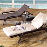 Luxury P.E Rattan Pool Sunbed - Gerneral Use Outdoor Rattan Wicker Sun Lounger thumbnail-2