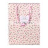 Pink Rose Bloom Birthday Paper Gift Bag thumbnail-2