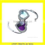 High Quality Folding Metal Bag Hanger With Diamond thumbnail-1