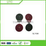 Round Rubber Label With Hole for Earphone Rope Pass Through